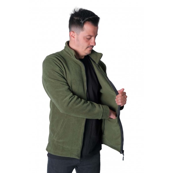 Fleto Cep Haki Polar Ceket