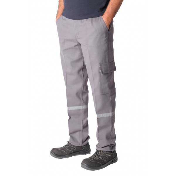 Gri Gabardin İş Pantolonu 